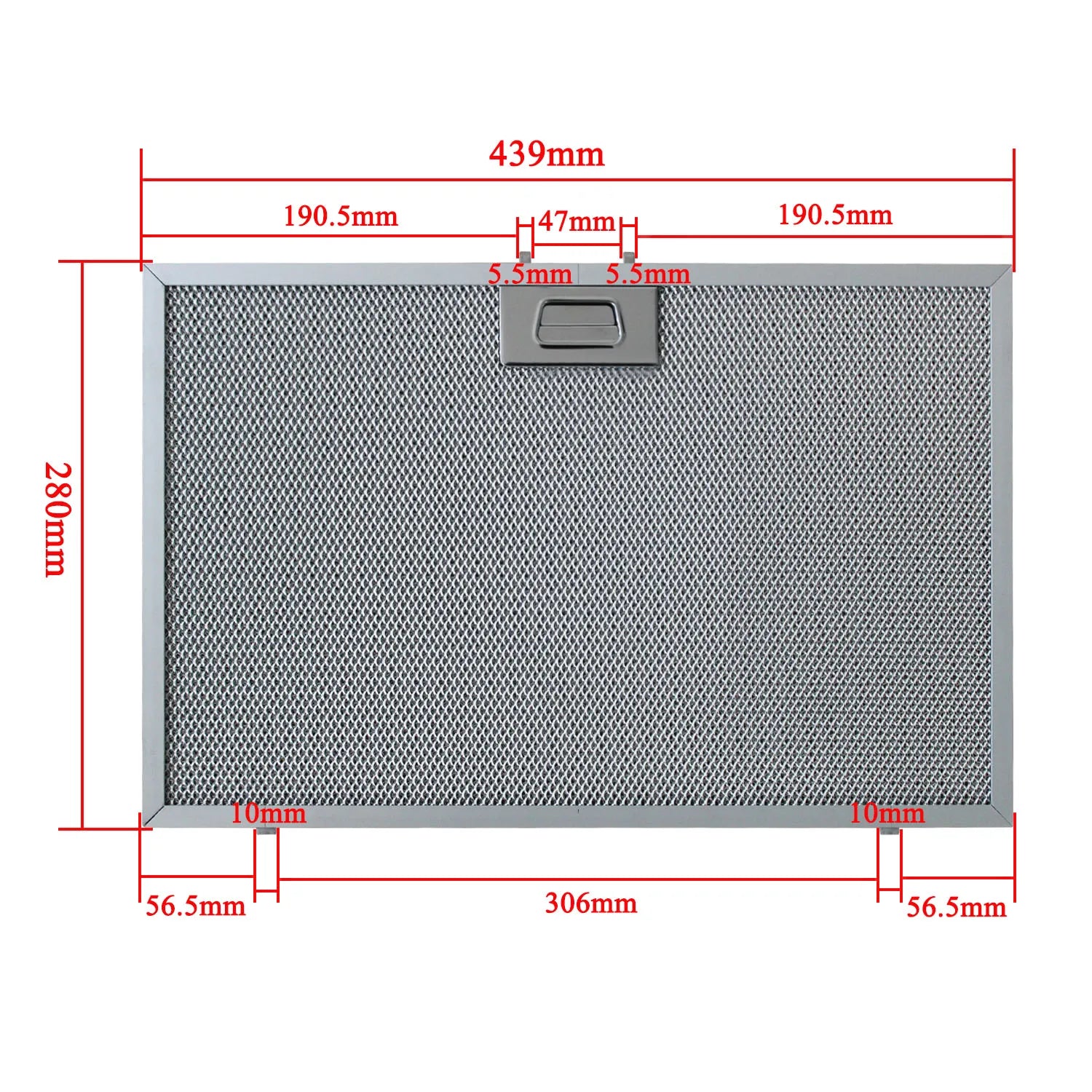 "Teka Extractor Hood Filter 280X 440 mm 81455031"