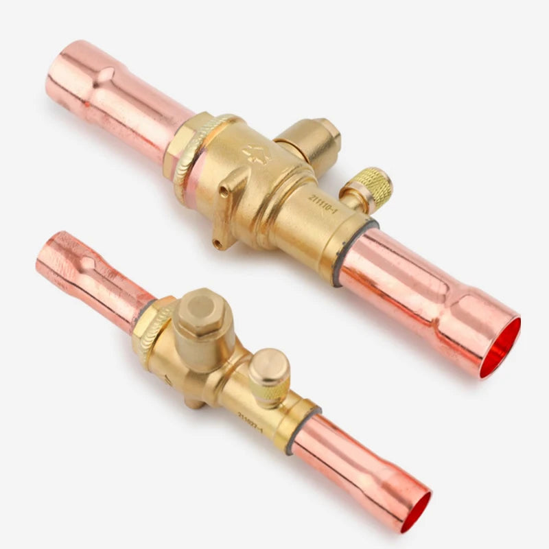 Hongsen QFT Air conditioning cold storage refrigerantion shut-off valve 6-54mm refrigerant ball valve