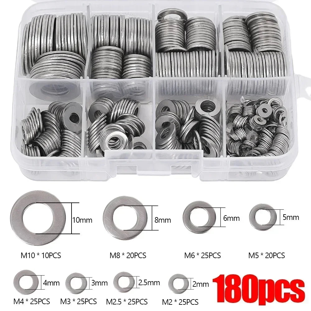 Stainless Steel Flat Washers for Ducting & HVAC Installations