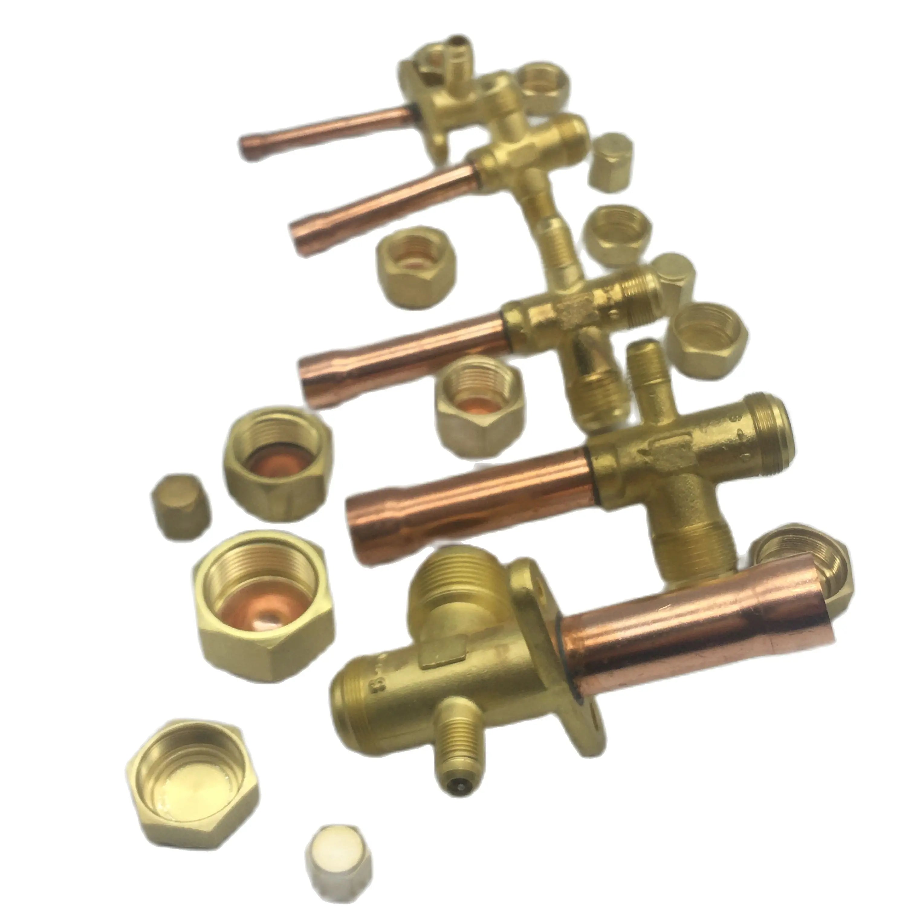 Wall mounted service valve is designed for room split air conditioners, refrigeration plants, chiller & heat pump outdoor units