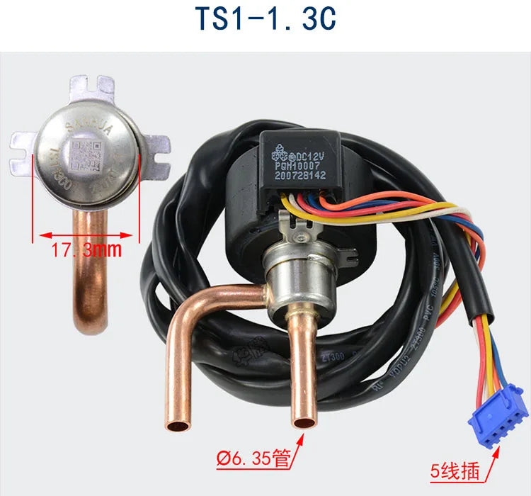 Sanhua DPF Series Control Valve DC12V 5 6 wire frequency repair R22 R404 134a Air Conditioner electronic expansion valve
