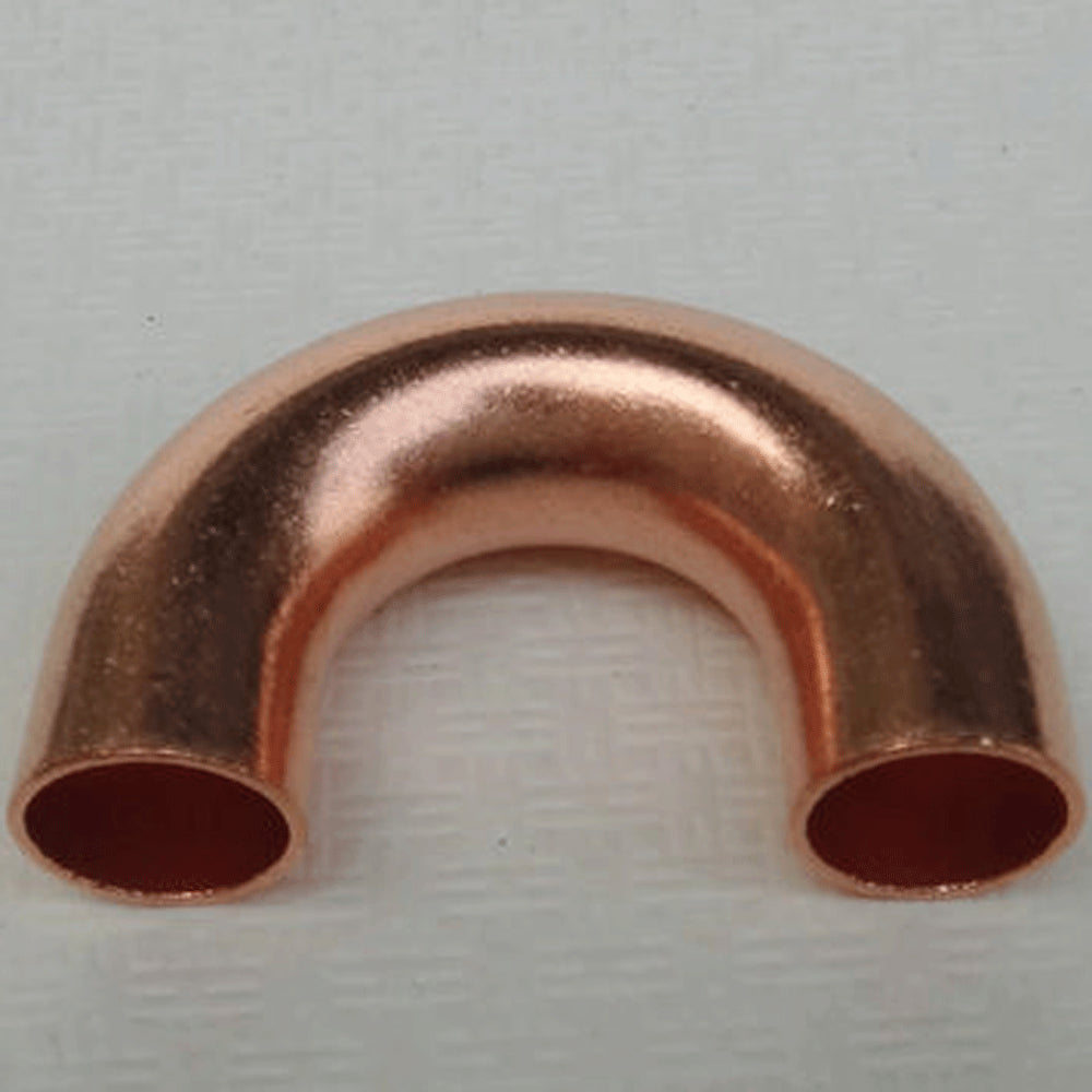 7 7.94 9.52 12.7 15.88 16 19mm 5/16" 3/8" 1/2" 5/8" 3/4" Pipe OD Copper 180 Degree Return Bend Fitting For Air Connditioner
