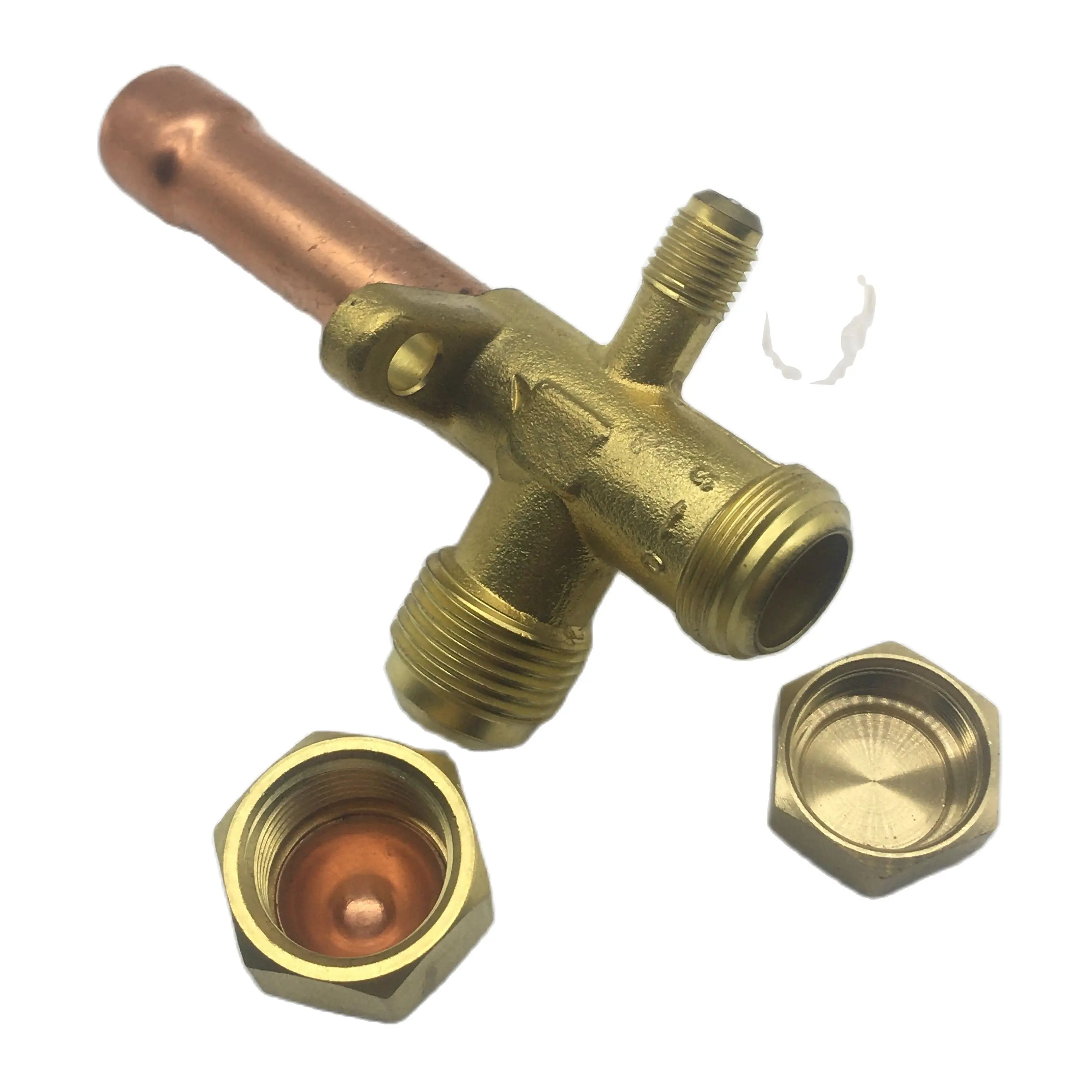 Wall mounted service valve is designed for room split air conditioners, refrigeration plants, chiller & heat pump outdoor units
