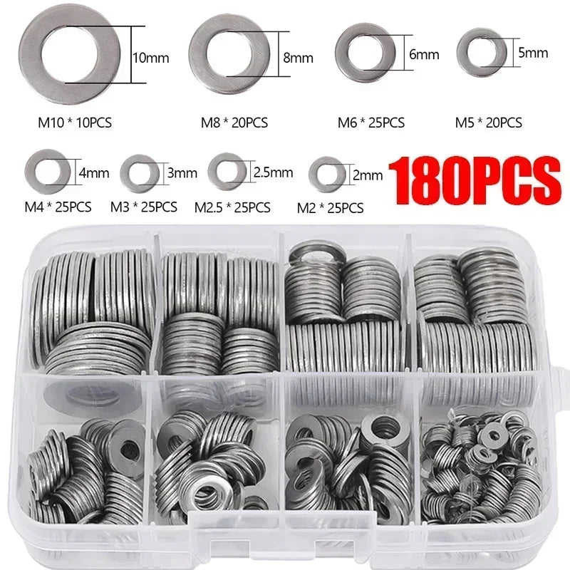 Stainless Steel Flat Washers for Ducting & HVAC Installations