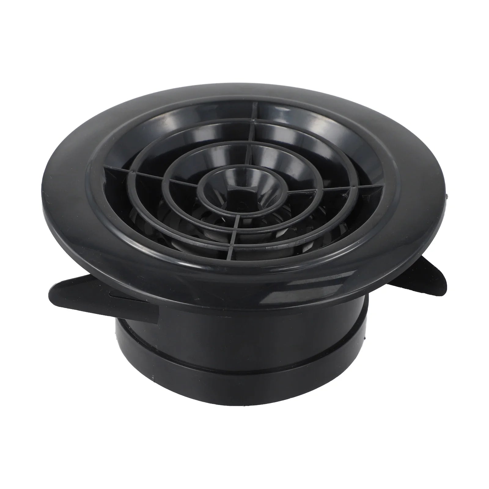 Long-lasting Quality Vent Grill Round ABS Material Attractive Design Black Removable Panels 1 X 100mm 75-125MM