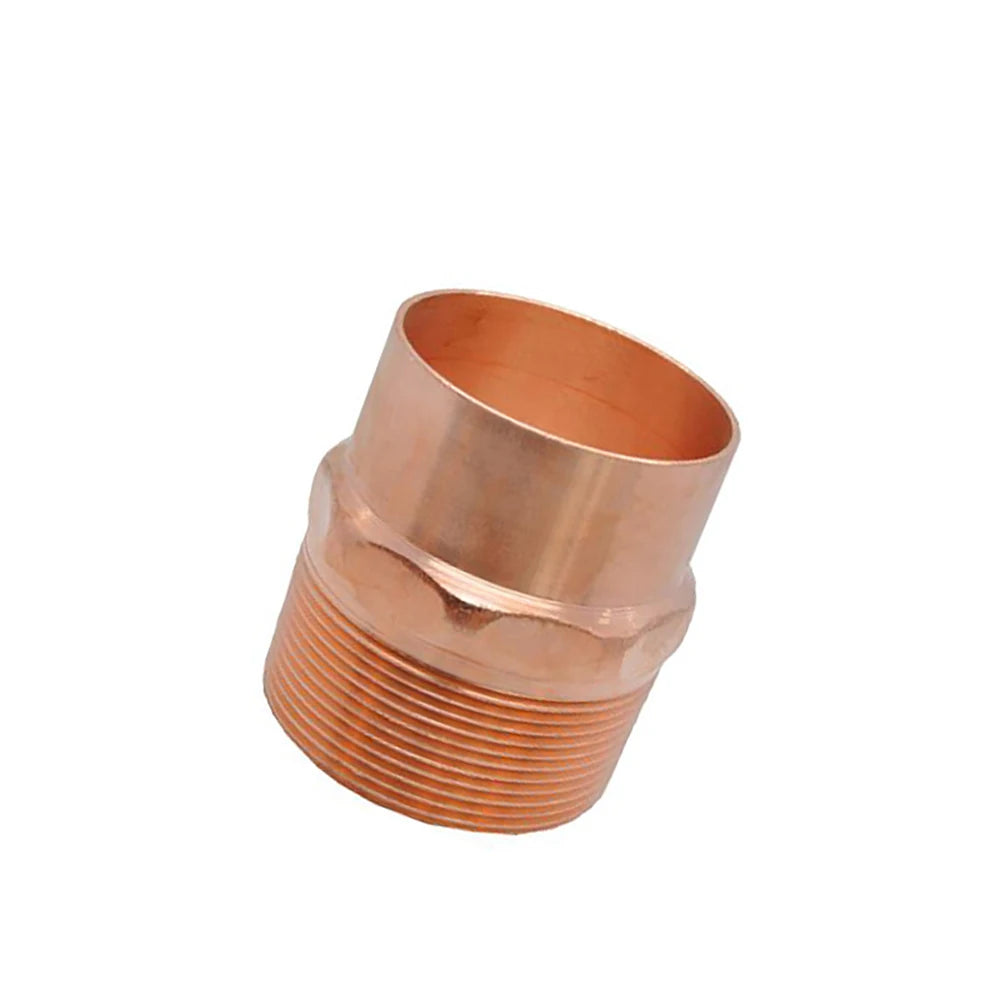1/4" 3/8" 1/2" 3/4" 1" -4" BSP Male To Solder Cup Connector Copper End Feed Coupling Plumbing Fitting Coupler For Air Condition
