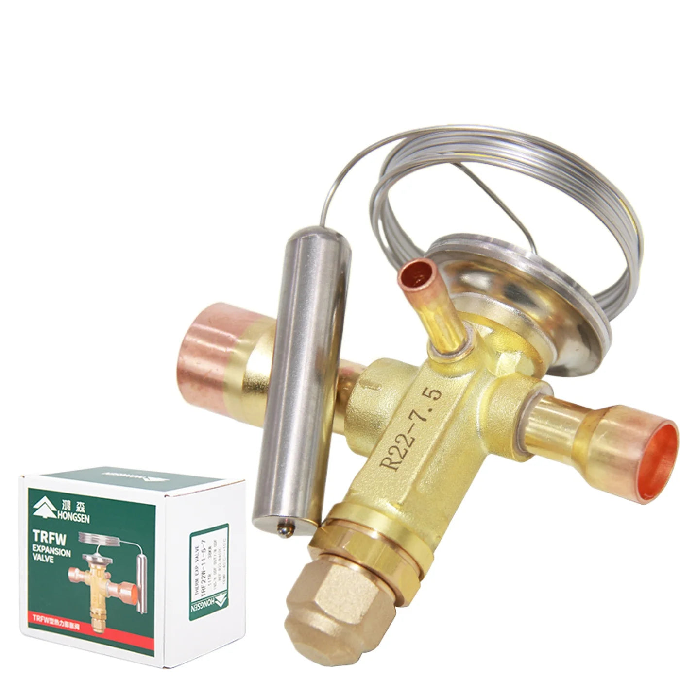 Refrigeration Expansion Valve For Air Conditioner Heat Pump Cold Storage Welding Flow Control Pressure Regulator