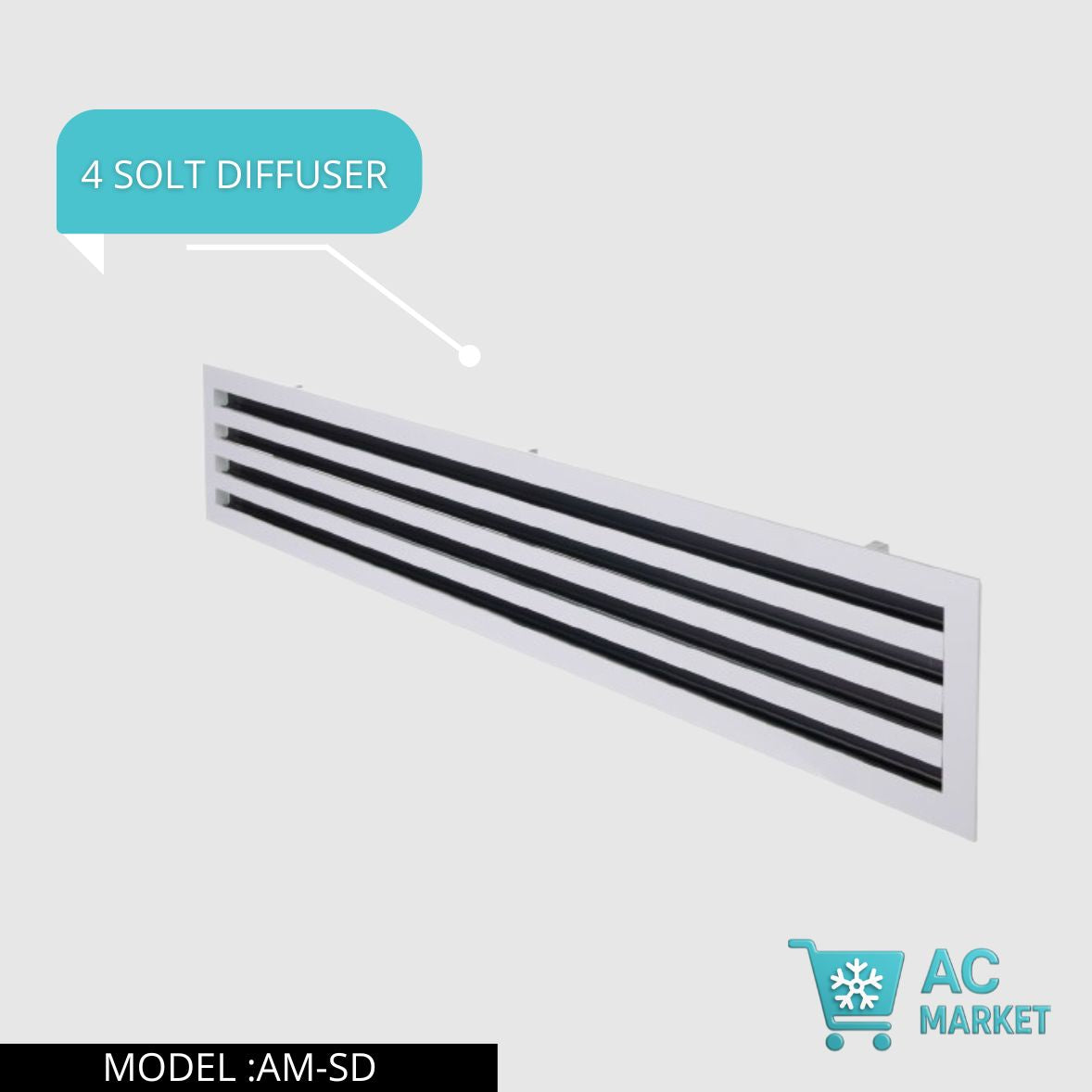 4 SLOT GRILL DIFFUSER سلوت جريل دفيوزر 4