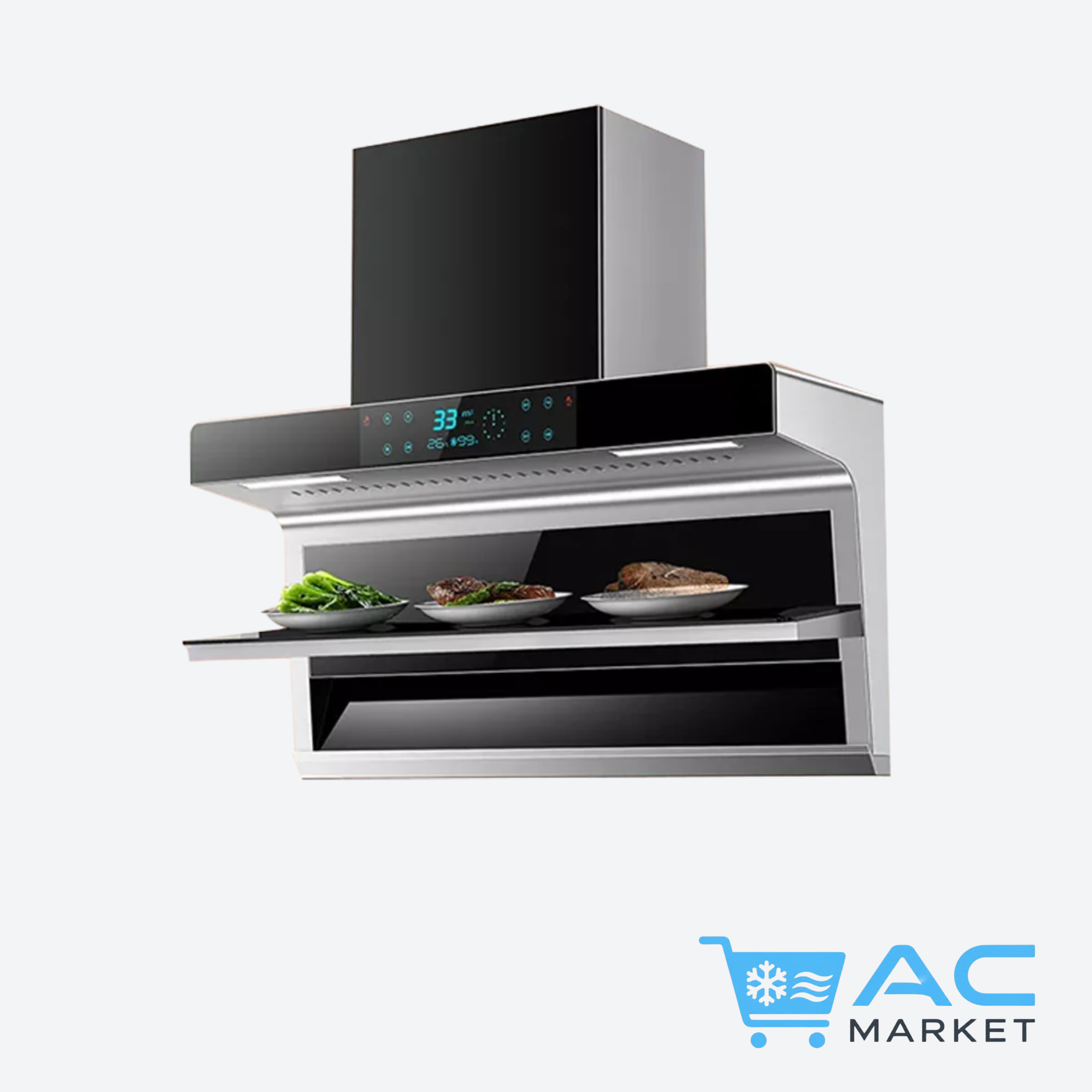 Custom Cheap Wholesale Price Portable Range Hood Copper Chimney Range Hoods Kitchen Chimney Desktop Hood 