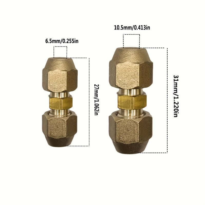 Heavy-Duty Pure Copper Three-Way Connector - with Threaded Flange Adapter, Industrial Pipe - Compatible with British Standard Tubes - Durable HVAC Structure, Precision Manufacturing Joint, Corrosion-Resistant Accessory, Essen
