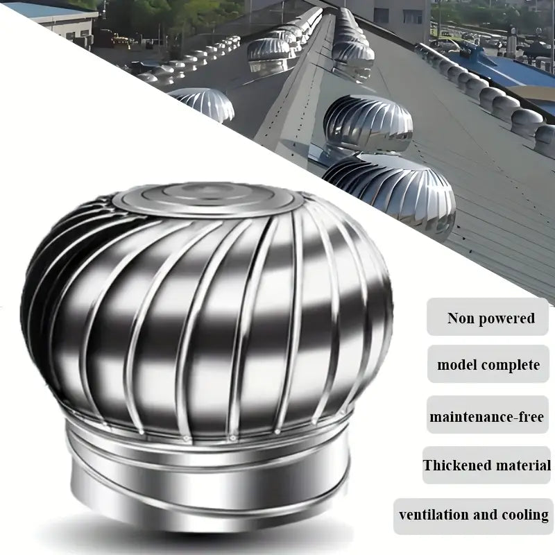 Non-electric roof ventilator