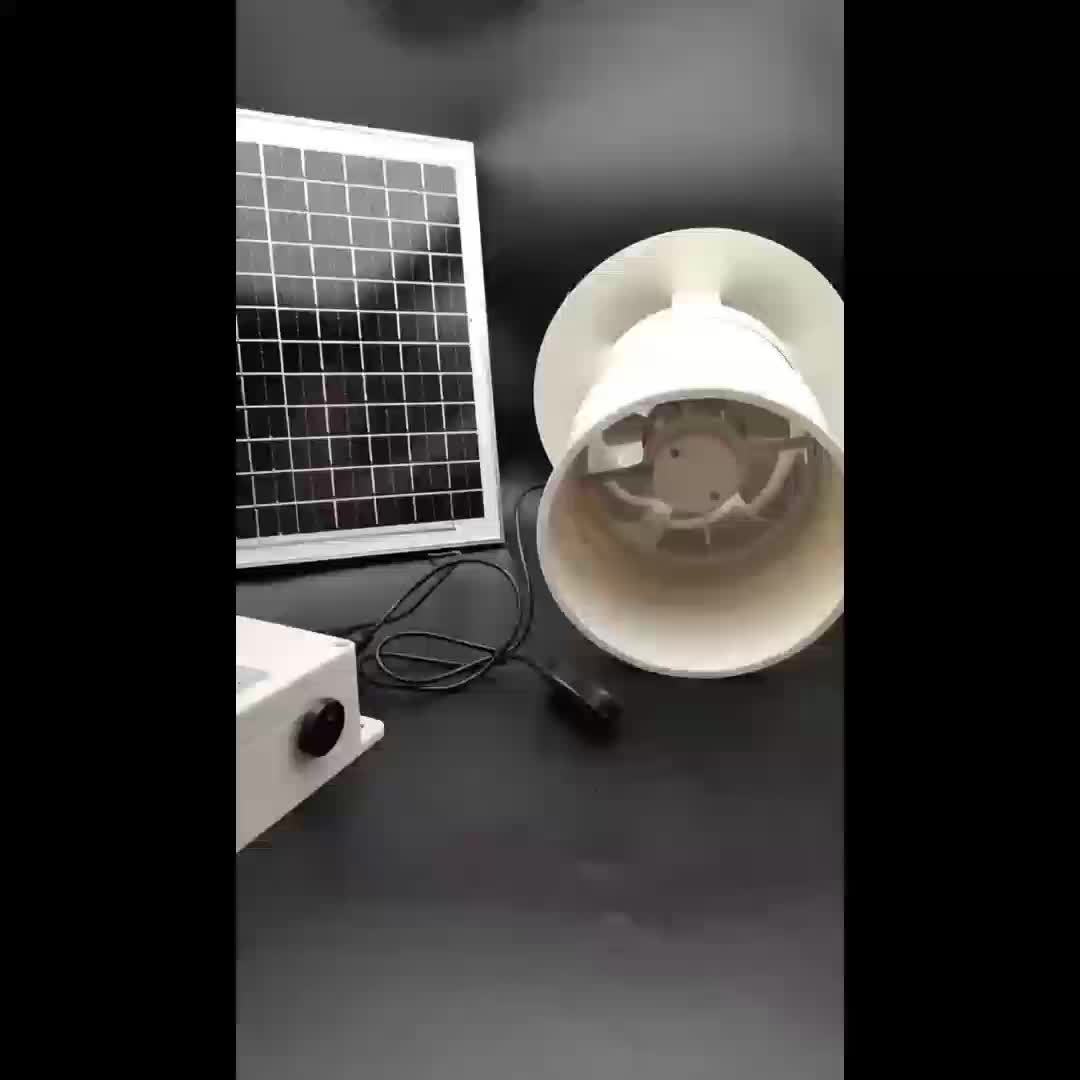6/8W Solar Roof Vent Fan with Protective Cap - φ110 High-Speed ​​Brushless DC Roof Exhaust Fan, Solar-Powered Attic/Garage/Workshop Ventilation, No Battery Needed, Compatible with Hose for Residential/Commercial Use - Ideal fo