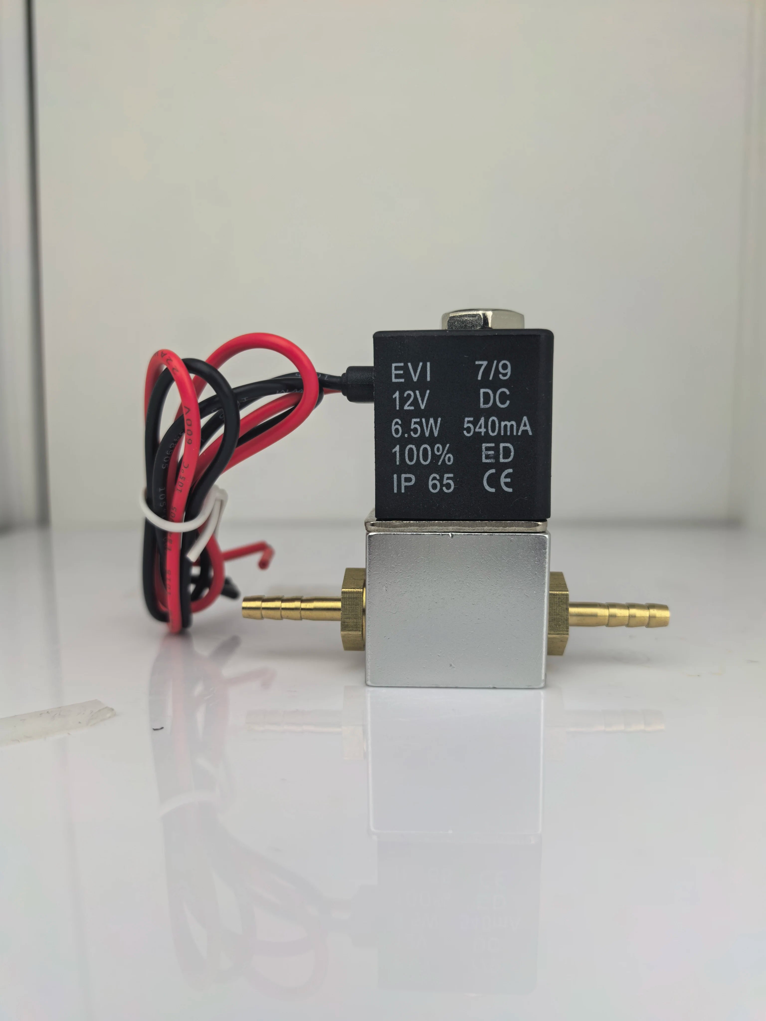 DC12V 24V AC110V 220V Normally Closed 1/4"Silent Oil Free Bidirectional NormallyClosed Pneumatic Solenoid Valve