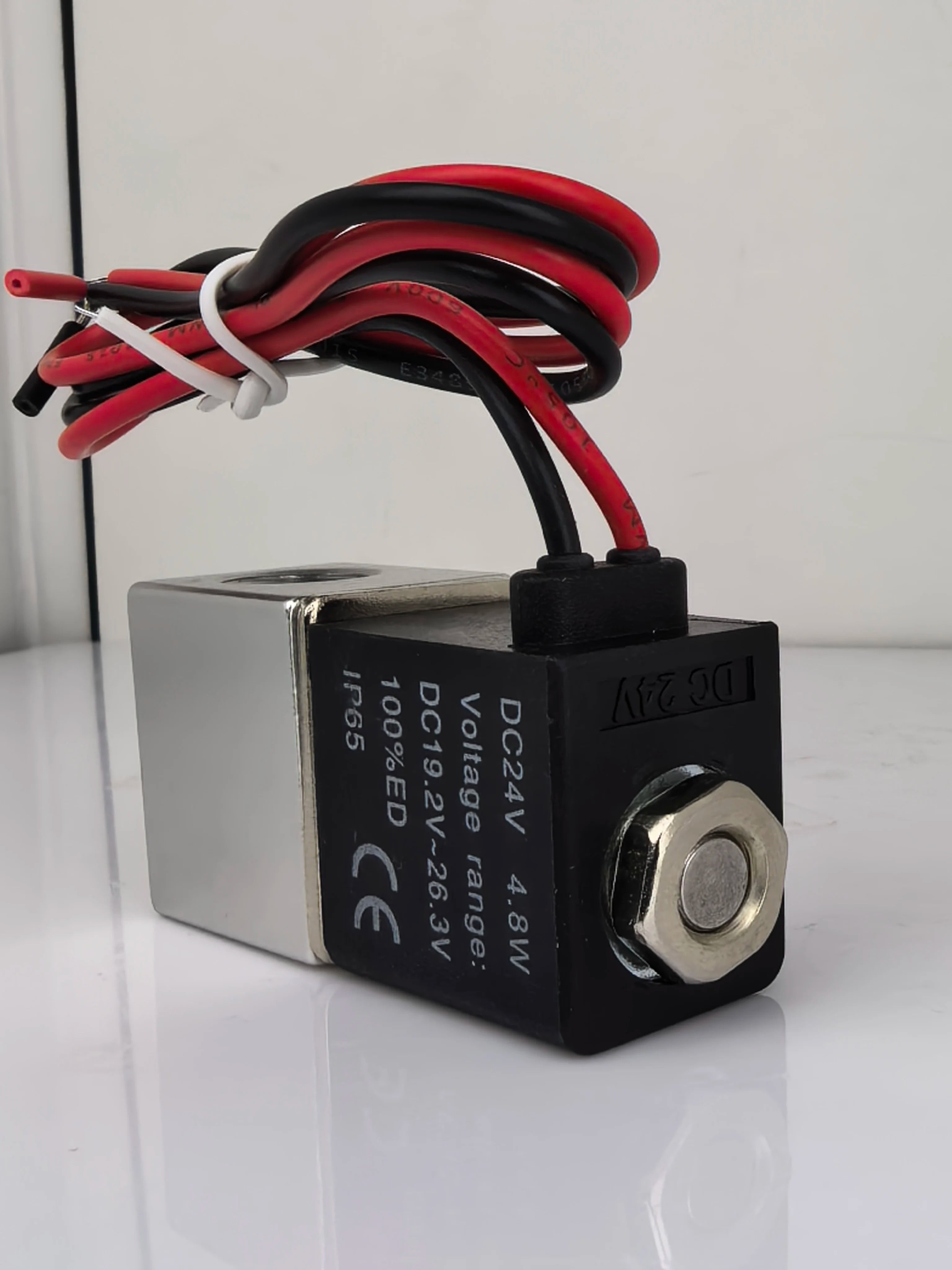 DC12V 24V AC110V 220V Normally Closed 1/4"Silent Oil Free Bidirectional NormallyClosed Pneumatic Solenoid Valve