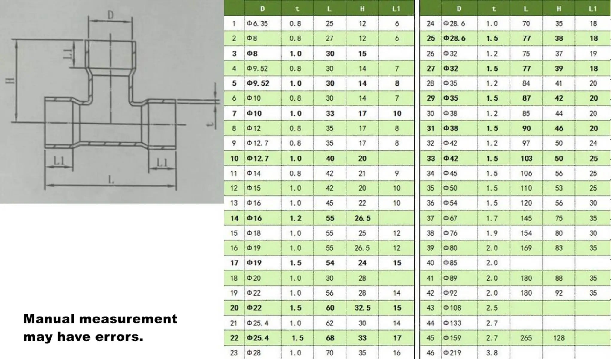 Pure Copper End Feed Euqal Tee 3 Ways Pipe Adapter Air Conditioner Refrigeration Water Heater