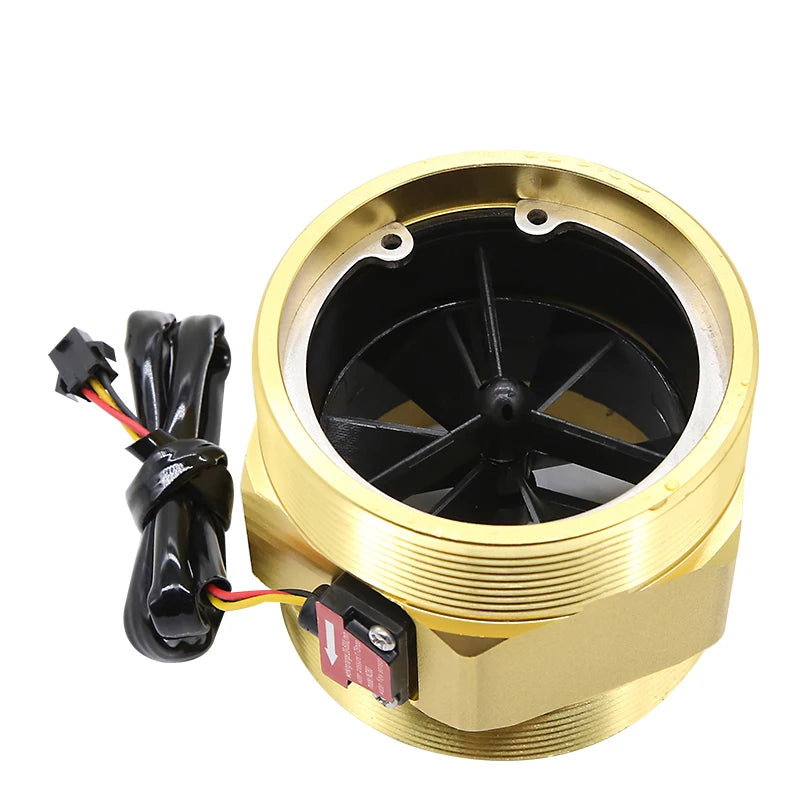 DN15 DN20 DN25 DN80 Water Flow Sensor Brass 1.75MPa Hall Sensor Turbine Flowmeter DC5~18V Used To Measure The Flow Of The Medium