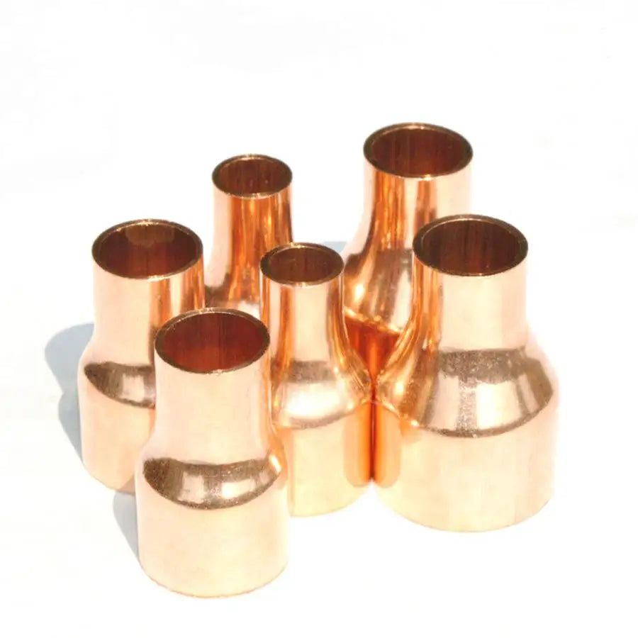 I/D 6.35mm 9.52mm 12.7mm 15mm 16mm 22mm 35mm 42mm 54mm Copper End Feed Cross 4 Ways Pipe Adapter Air Conditioning Refrigeration