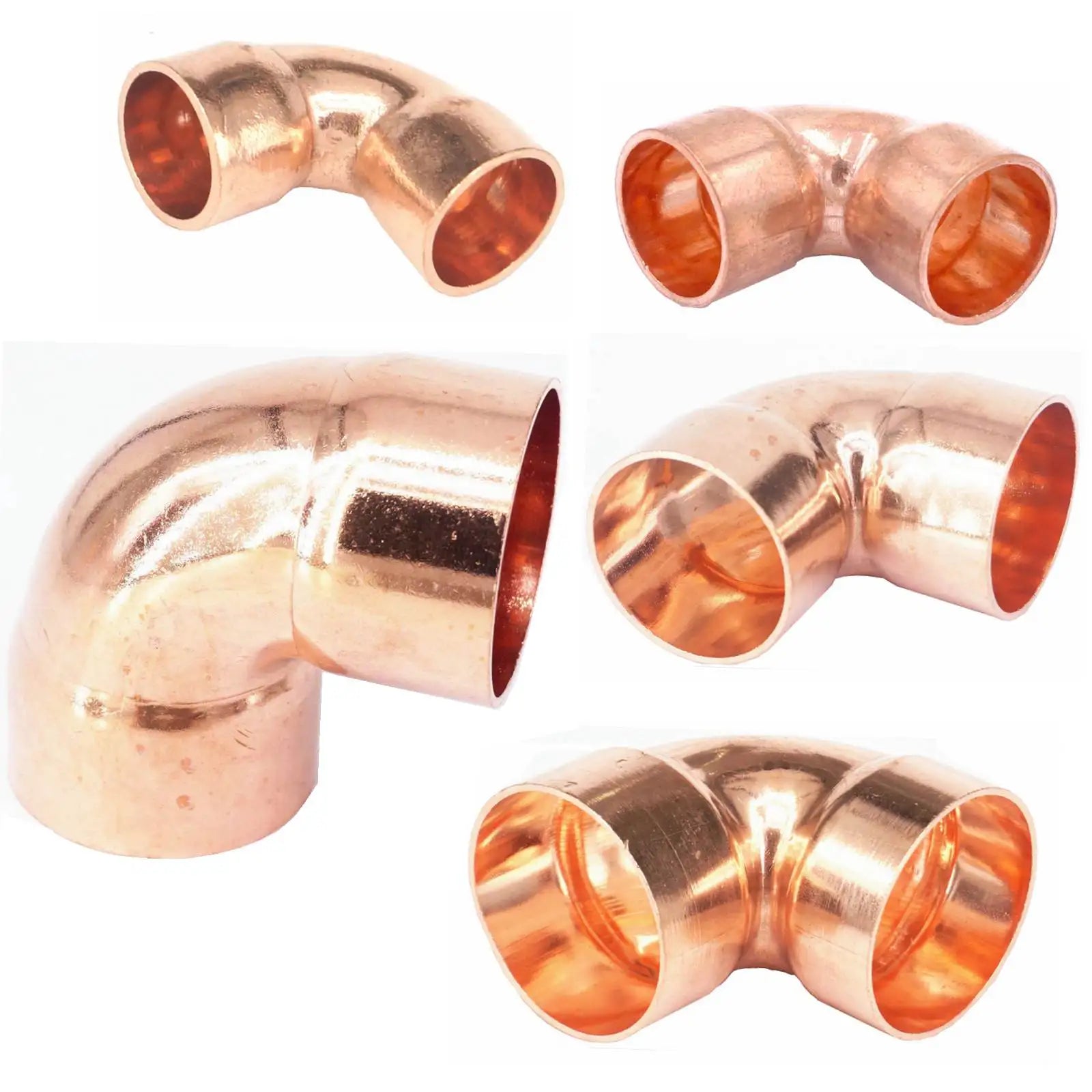 180 Angle Degree Return Bend Equal Copper Welding End Feed Plumbing Pipe Adapter  Fitting Gas Water Oil Refrigerator