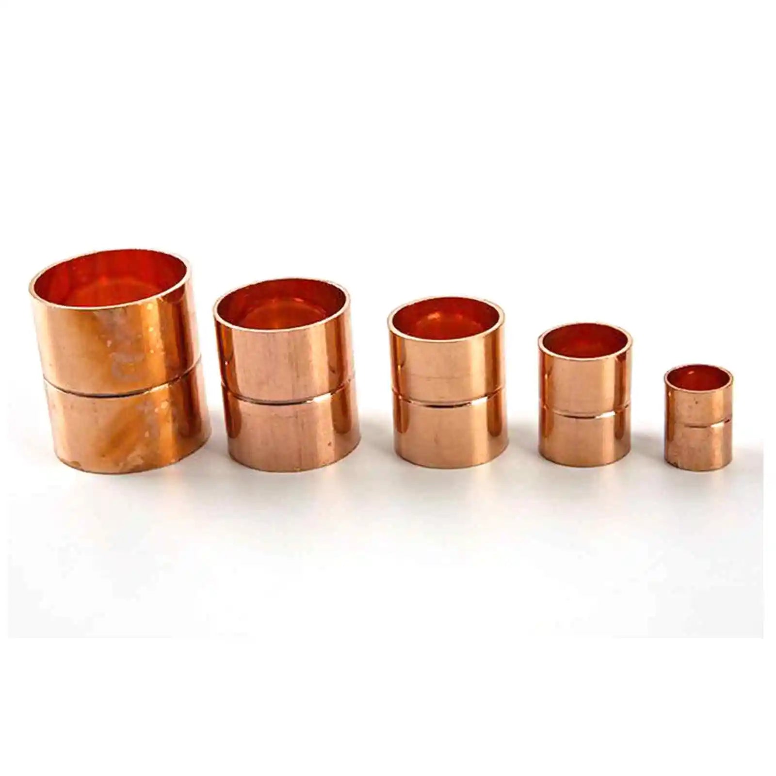 I/D 6.35mm 9.52mm 12.7mm 15mm 16mm 22mm 35mm 42mm 54mm Copper End Feed Cross 4 Ways Pipe Adapter Air Conditioning Refrigeration