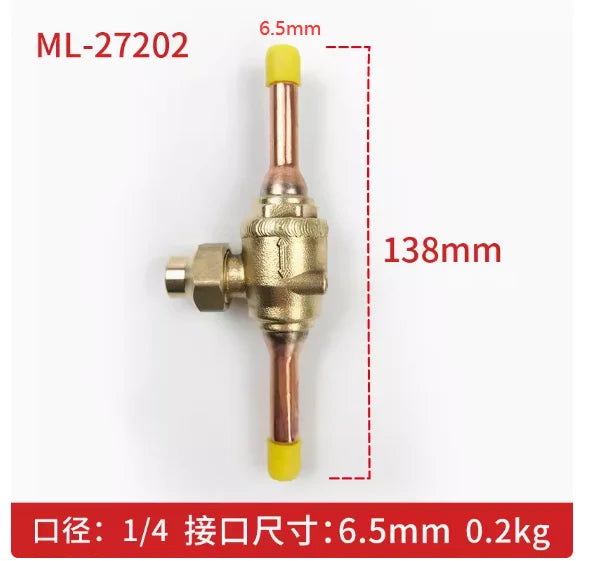 refrigerant ball valve SGB Air conditioning cold storage shut-off valve 1012 22mm refrigerantion valve  