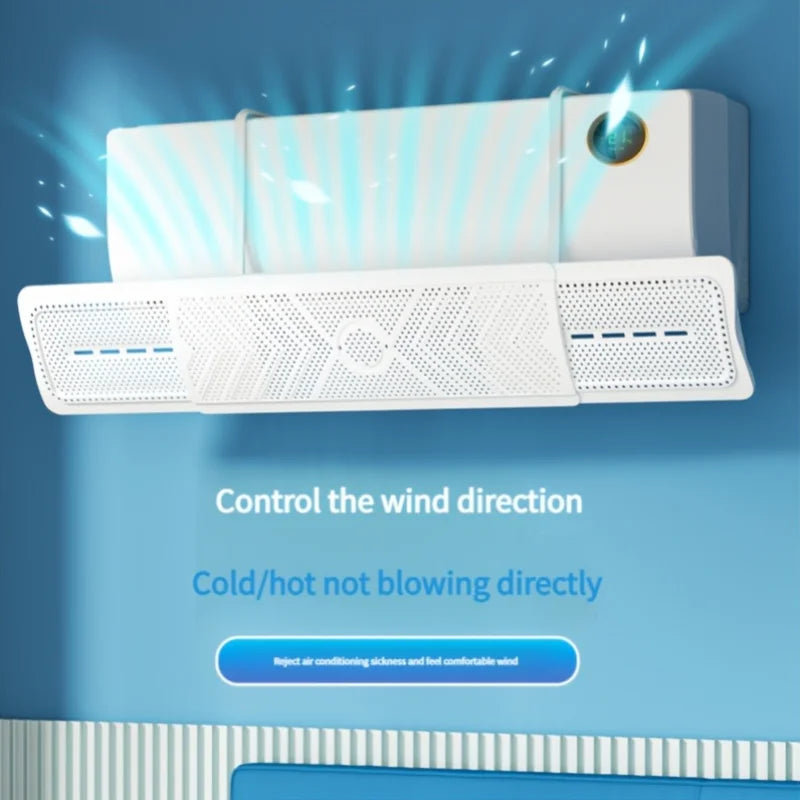 New Air Conditioner Windshield Anti-Direct Blowing Universal Windproof Wall-Mounted Air Outlet Baffle Confinement Cold Air Guide