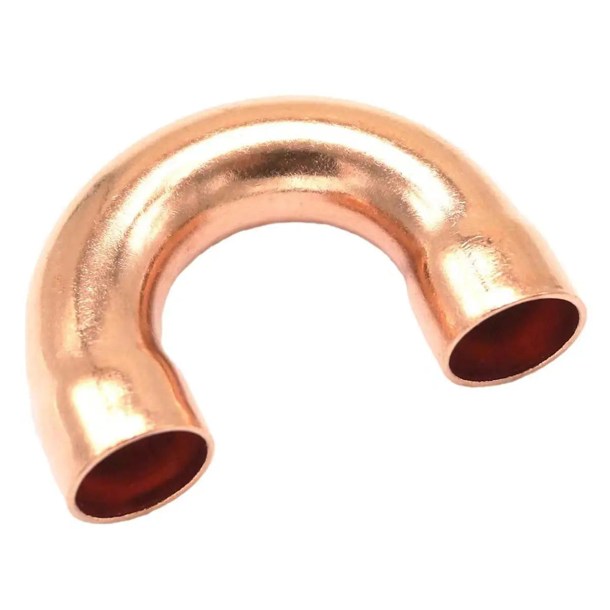 180 Angle Degree Return Bend Equal Copper Welding End Feed Plumbing Pipe Adapter  Fitting Gas Water Oil Refrigerator