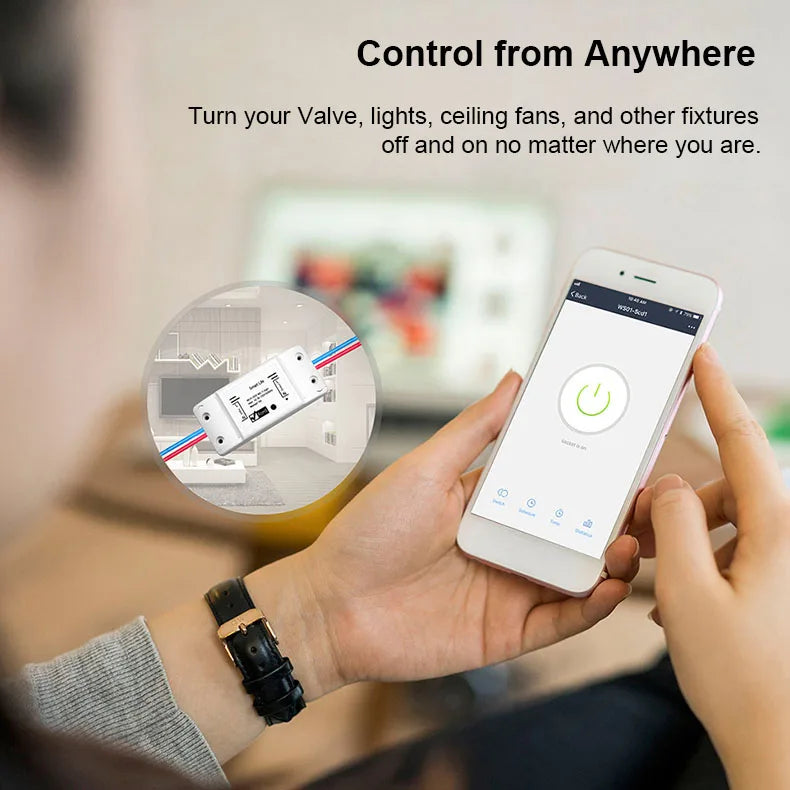 Tuya WiFi Smart Water Valve 3 Way Motorized Electric Ball Valve Smart Switch Timing Smart Life APP Alexa Alice Google Home