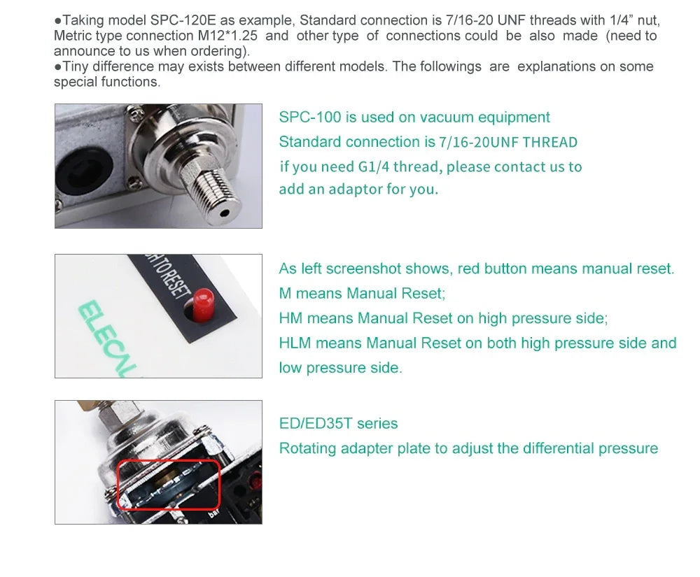 ELECALL  Automatic Pressure Controller Switch Digital Air Water Pump Compressor Pressure Controller