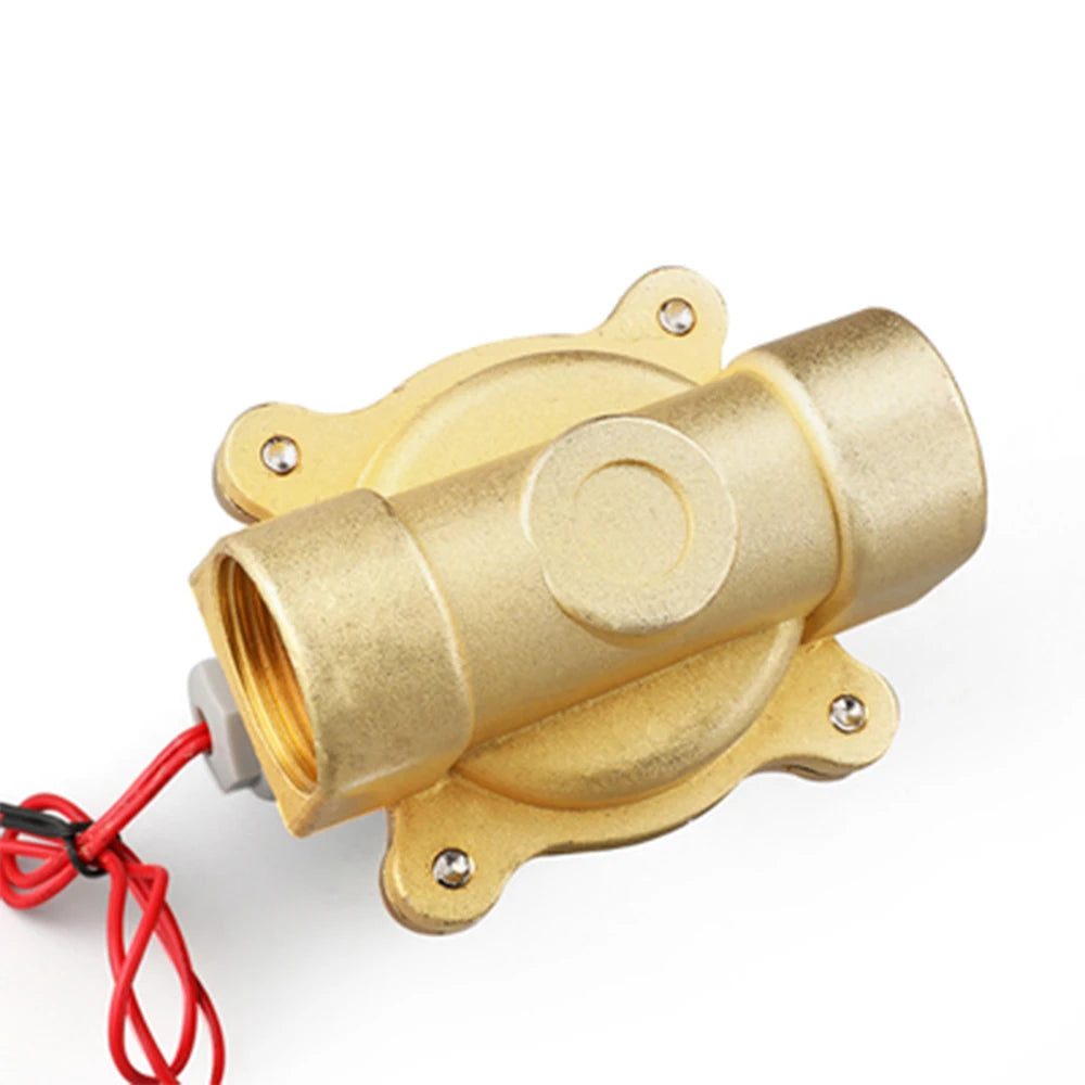 DN15 DN20 DN25 Brass Electric Solenoid Valve 1/2" 3/4" 1" Normally Closed Pneumatic For Water Oil Air 12V 24V 220V