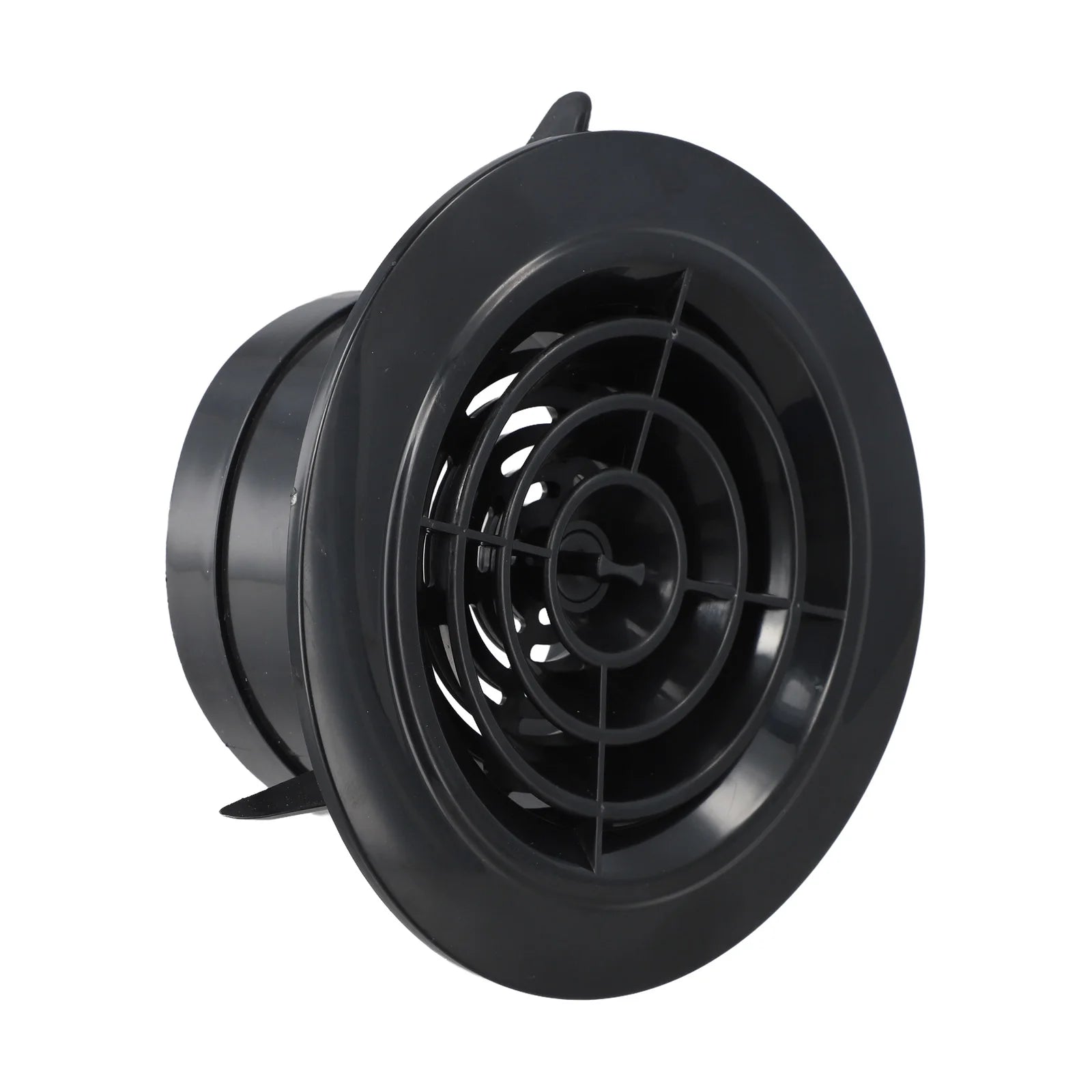 Long-lasting Quality Vent Grill Round ABS Material Attractive Design Black Removable Panels 1 X 100mm 75-125MM