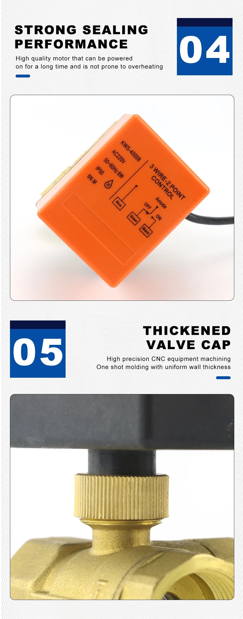 DN15/20/25/32 AC220V 12V Two/Three-way Brass Electric Ball Valve Three Wire Two Control 2-way 3-way Solenoid Valve 1/2" 3/4" 1"