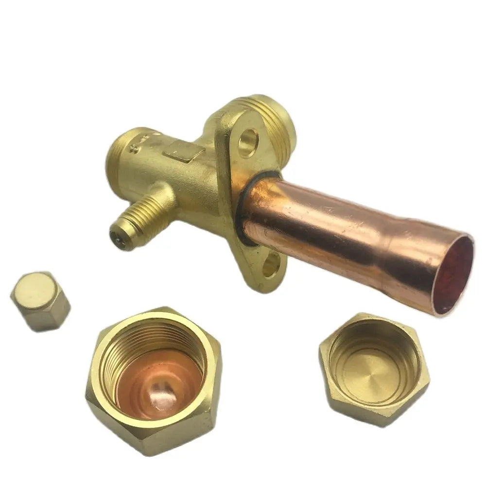 Wall mounted  service valve is designed for room split air conditioners, refrigeration plants, chiller & heat pump outdoor units