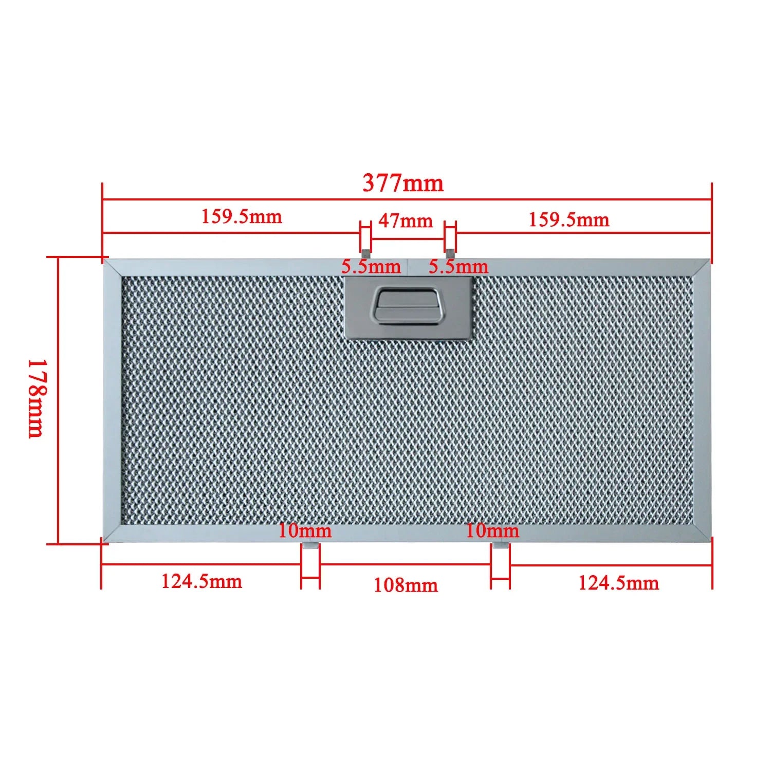 Filter Hood kitchen PANDO ORPAN 377x178mm (580058200174)