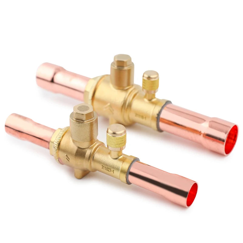 Hongsen QFT Air conditioning cold storage refrigerantion shut-off valve 6-54mm  refrigerant ball valve