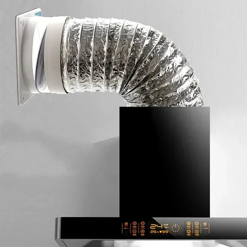 Ventilator Pipe Aluminum Air Ventilation Hose for Bathroom Kitchen System Vent Exhaust Duct Tube Accessories