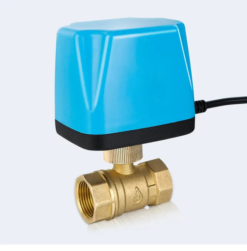 AC220V DC12V-24V Three-wire Two-control Solar Central Air Conditioning Fan Coil Electric Ball Valve