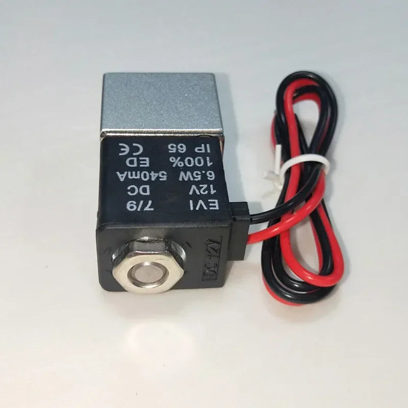 110V 220V Solenoid Valve 1/4" 1/8" 2 Way Normally Closed Direct-acting Pneumatic Valves For Water Air Gas Hot