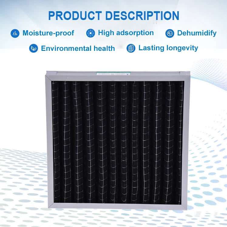 High Adsorption Activated Carbon Air Filter For Greenhouse Spray Booth Activated Carbon Filter Price