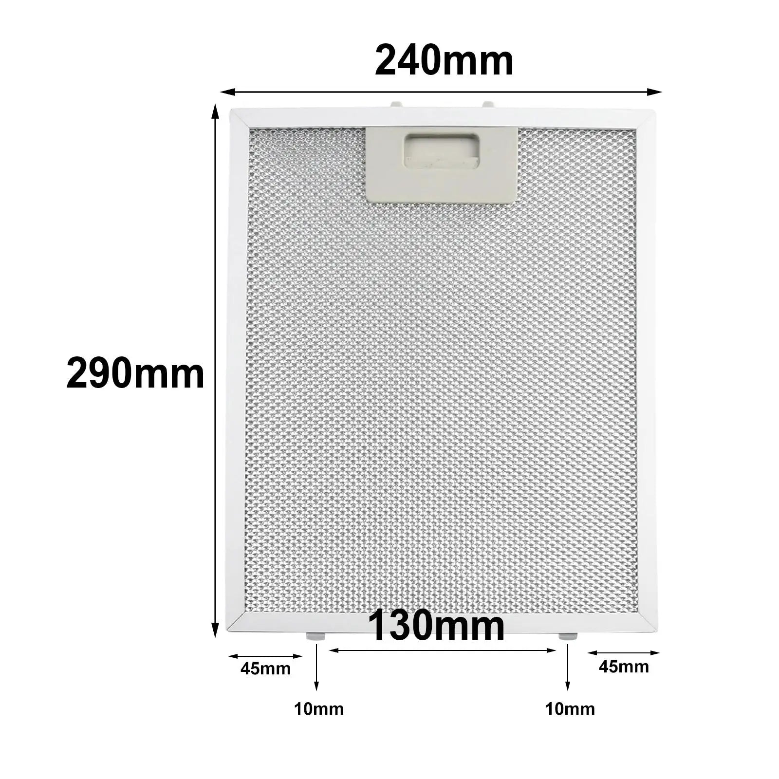 Range Hood Filter Cooker Hood Grease Filter Kitchen Extractor Ventilation Aluminium Aspirator Filter Mesh 29x24cm