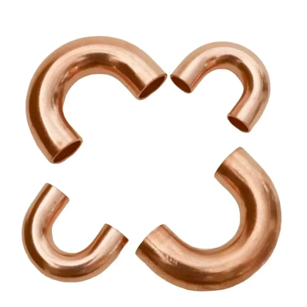 7 7.94  9.52 12.7 15.88  16 19mm 5/16" 3/8" 1/2" 5/8" 3/4" Pipe OD Copper 180 Degree Return Bend Fitting For Air Connditioner