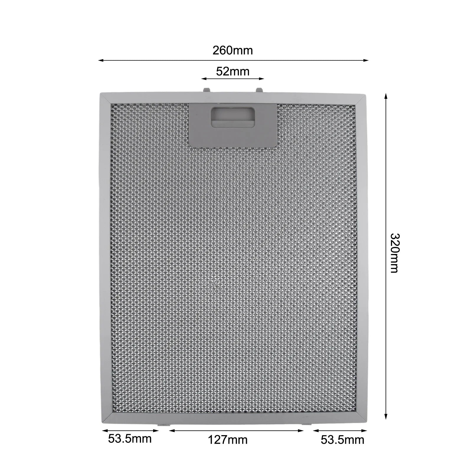 2PCS Cooker Hood Filters Metal Mesh Extractor Vent Filter, Aluminum Metal Mesh Vent Filter Cooker Hood Grease Filter