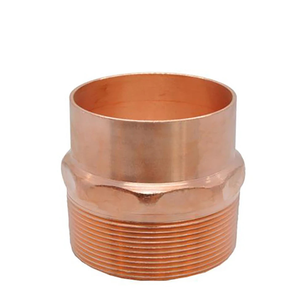 1/4" 3/8" 1/2" 3/4" 1" -4" BSP Male To Solder Cup Connector Copper End Feed Coupling Plumbing Fitting Coupler For Air Condition