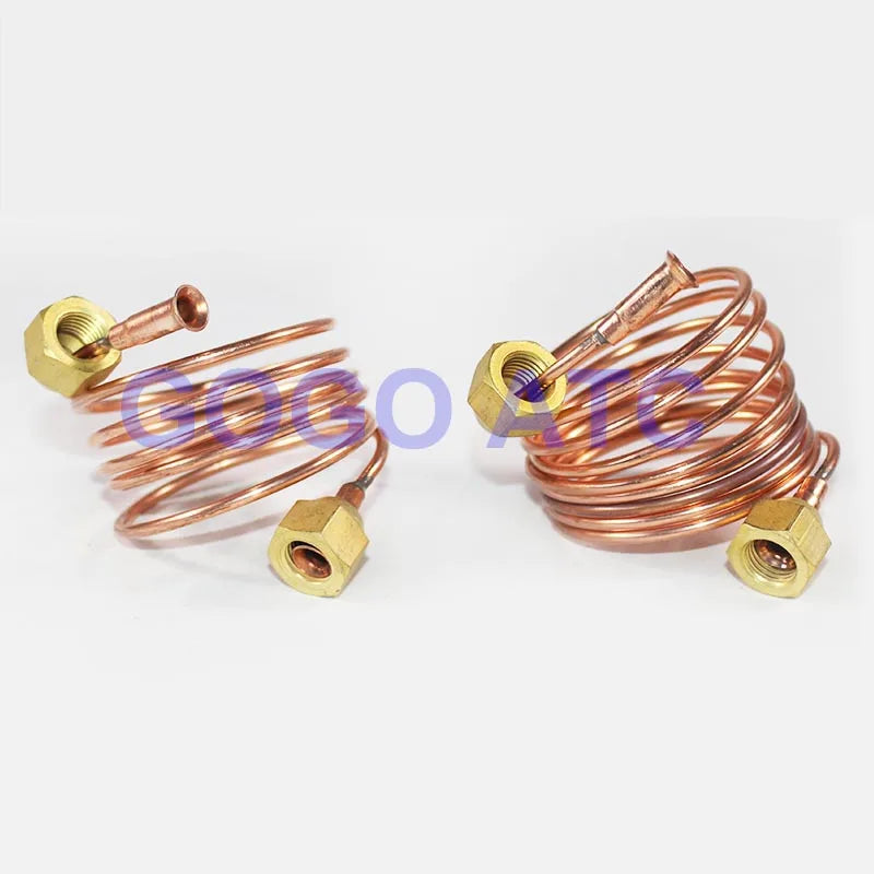 high quality Air conditioning copper pipe with1/4 inch copper fitting outsize diameter 2.8mm Refrigeration pipe freezer tube