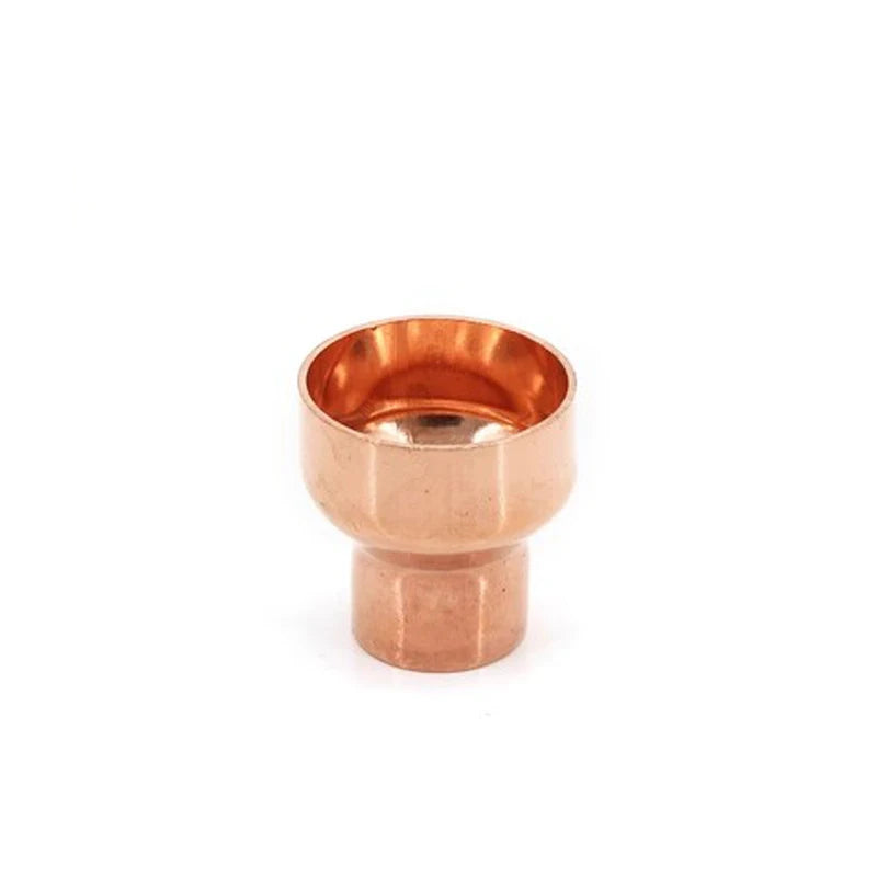 1 PC 6.35/8/10/12.7/15/16/19/22-32mm Pure Copper End Feed Solder Reducer Plumbing Pipe Fitting Connector Coupler Air Conditioner