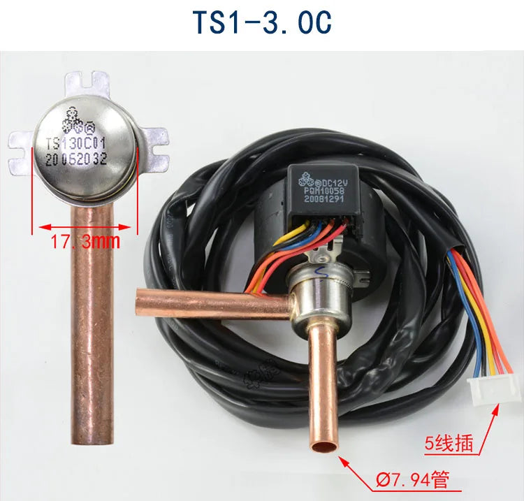 Sanhua DPF Series Control Valve DC12V 5 6 wire frequency repair R22 R404 134a Air Conditioner electronic expansion valve