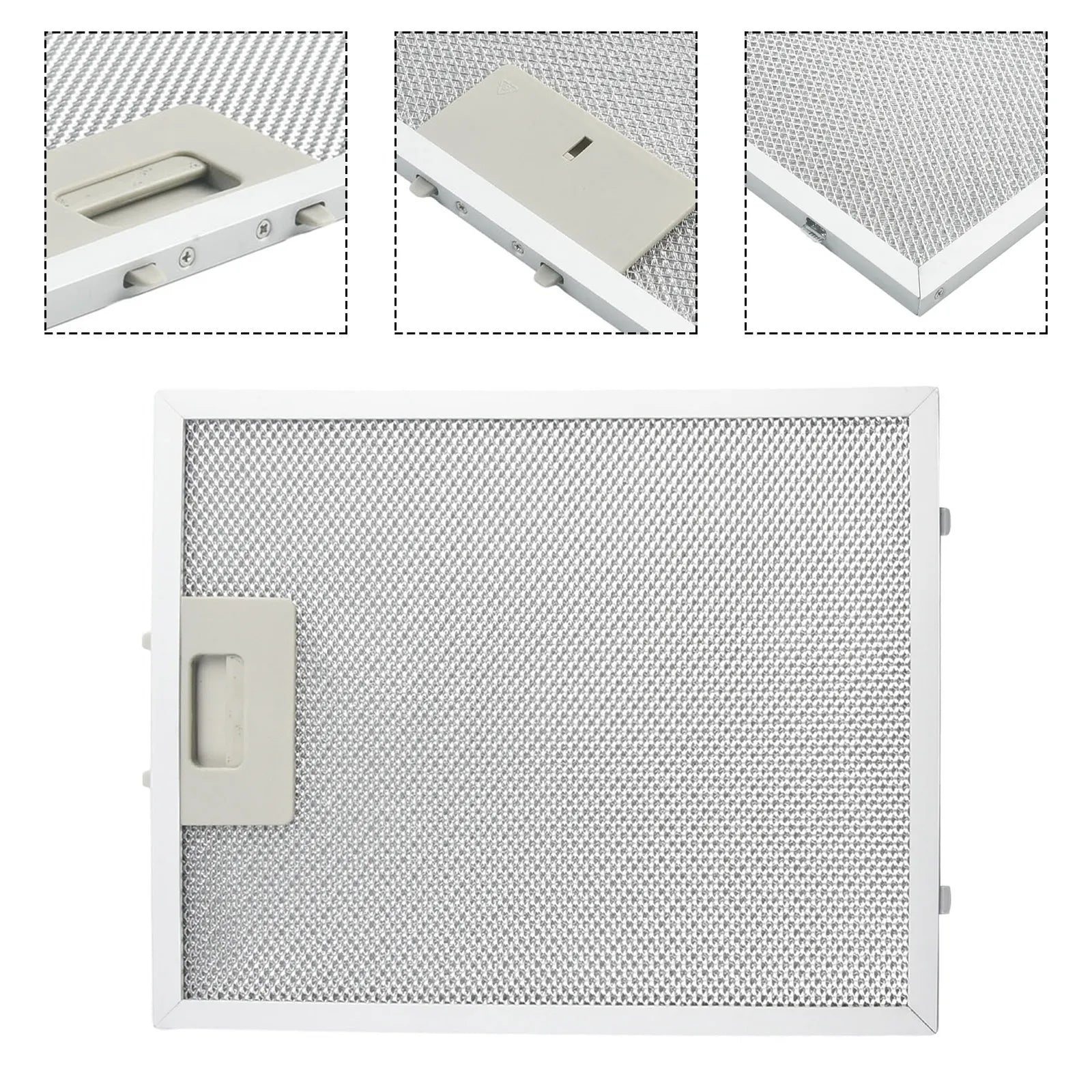 Range Hood Filter Cooker Hood Grease Filter Kitchen Extractor Ventilation Aluminium Aspirator Filter Mesh 29x24cm