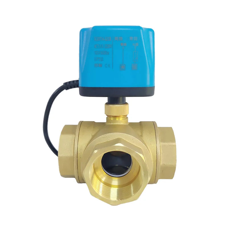 Tuya WiFi Smart Water Valve 3 Way Motorized Electric Ball Valve Smart Switch Timing Smart Life APP Alexa Alice Google Home