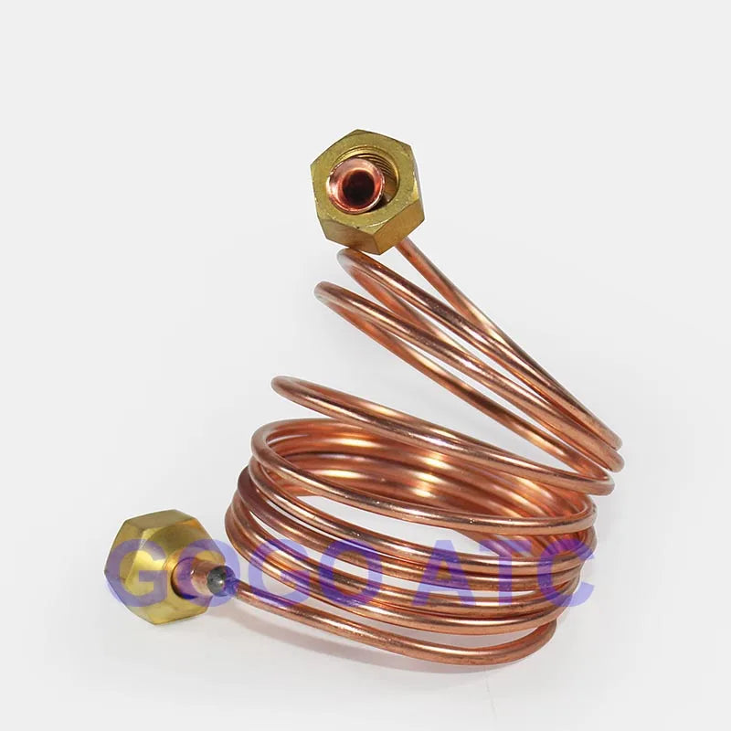 high quality Air conditioning copper pipe with1/4 inch copper fitting outsize diameter 2.8mm Refrigeration pipe freezer tube
