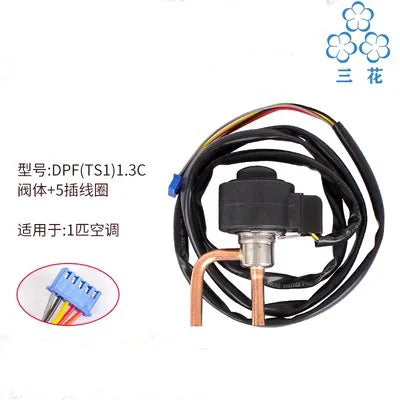 Sanhua DPF Series Control Valve DC12V 5 6 wire frequency repair R22 R404 134a Air Conditioner electronic expansion valve
