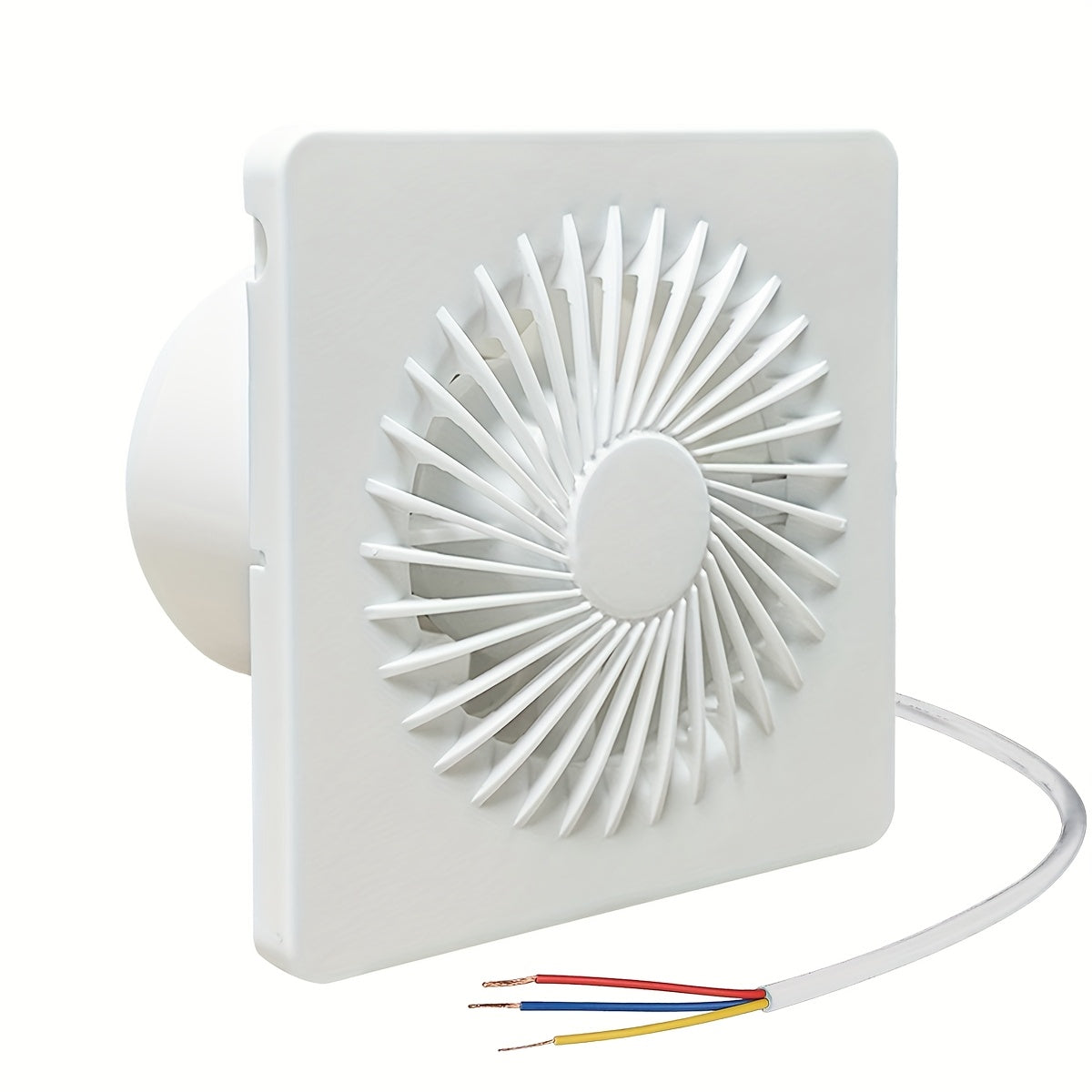 4-Inch Ventilation Fan, European Standard Exhaust Fan, 100m3/h Airflow, Hardwired Installation, Air Purification Equipment with Deflector Baffle, Quiet Operation, Dehumidifying &amp; Ventilating for Kitchen, Bathroom, Pet Room, G